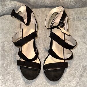Elegant Black Strappy Women's Sandals
